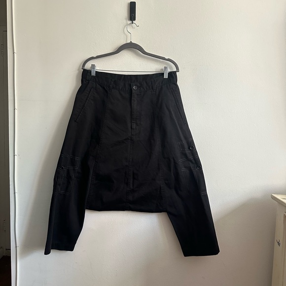 COMME des garcon black label cargo style capris. Size M. - Picture 6 of 6